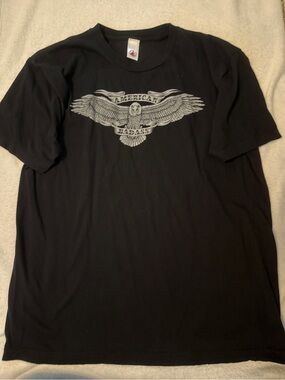 American Badass Graphic Tee - Black Short Sleeve